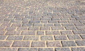 brick driveway